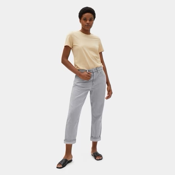 Everlane The Summer Jean Super-Soft Relaxed Ash Grey Size 24 - Picture 1 of 7